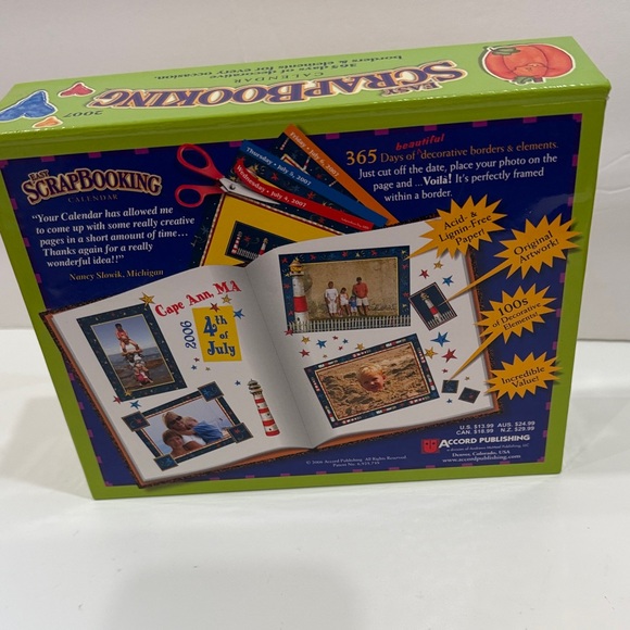 Easy Scrapbooking Calendar-365 days of decorative borders & elements. - Picture 7 of 9